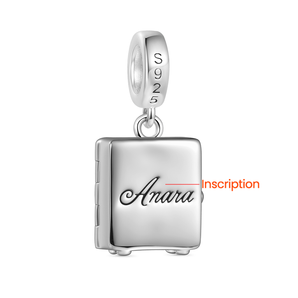 Gnoce Engravable Safe Deposit Box Charm_4