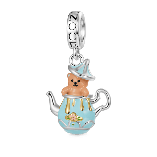 Gnoce Bear Teapot Pendant Dangle Charm_1
