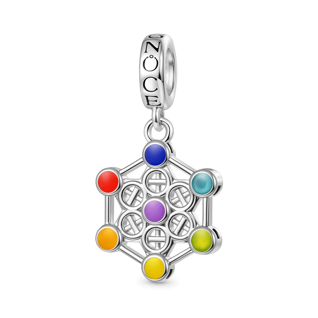 Gnoce Chakra Healing Glow-in-the-Dark Pendant Dangle Charm_2