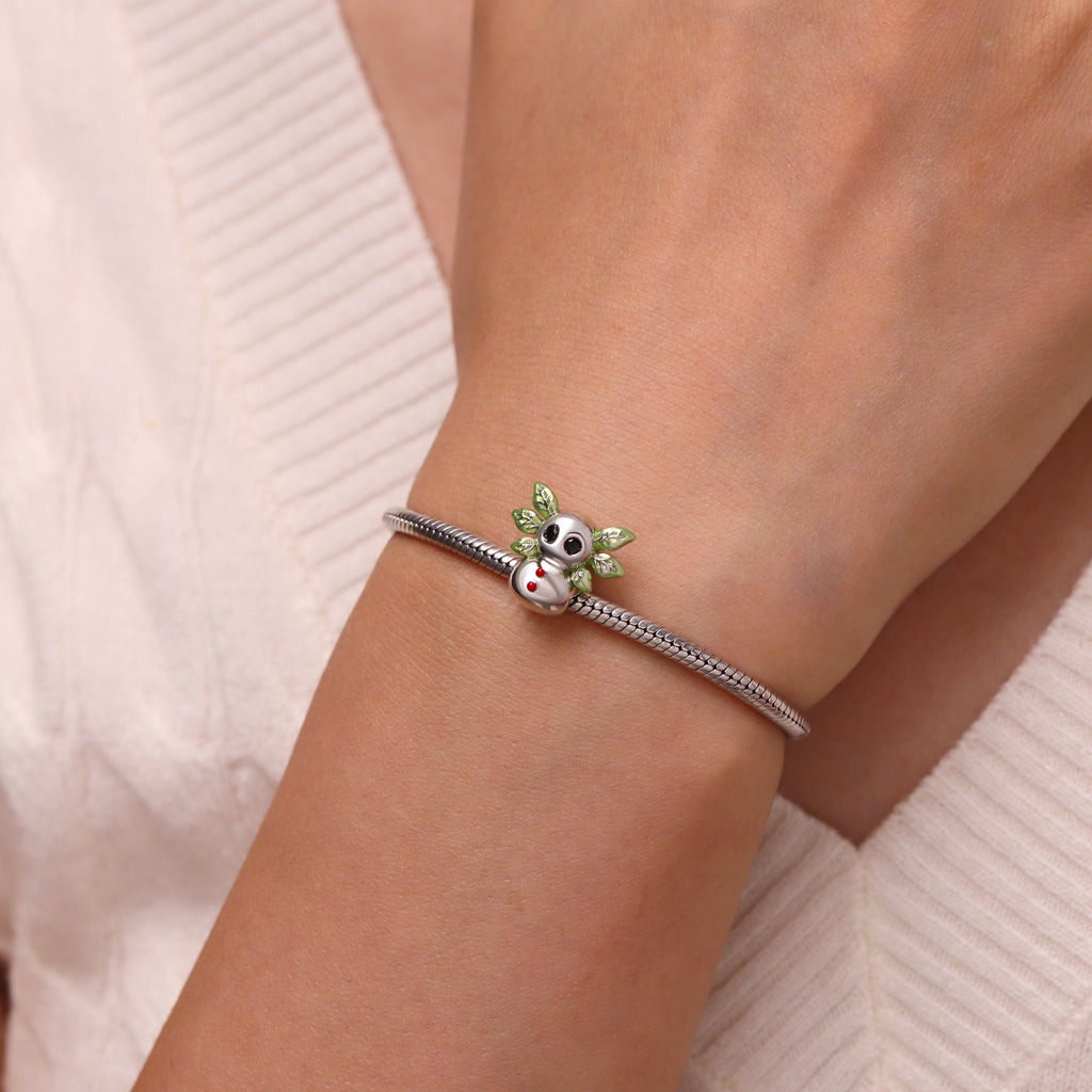 Gnoce Christmas Mexican Axolotl Snowman Glow-in-the-Dark Charm_6