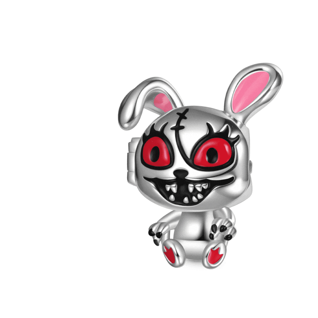 Gnoce Halloween Bunny Face Changeable Charm_1