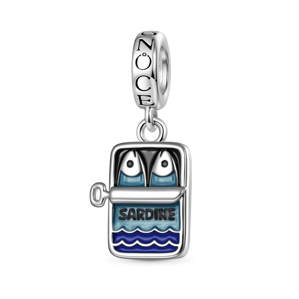 Gnoce Sardine Can Glow-in-the-Dark Pendant Dangle Charm_3