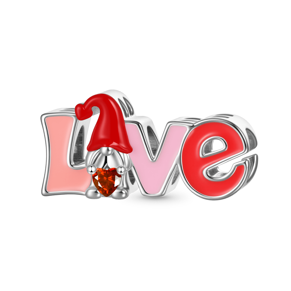 Gnoce Valentine's Day Gnome Charm with Love Message_1