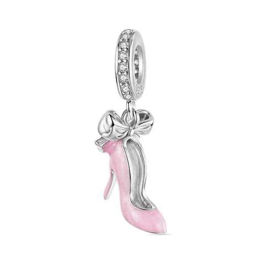 Gnoce Pink High Heels Pendant Dangle Charm_1