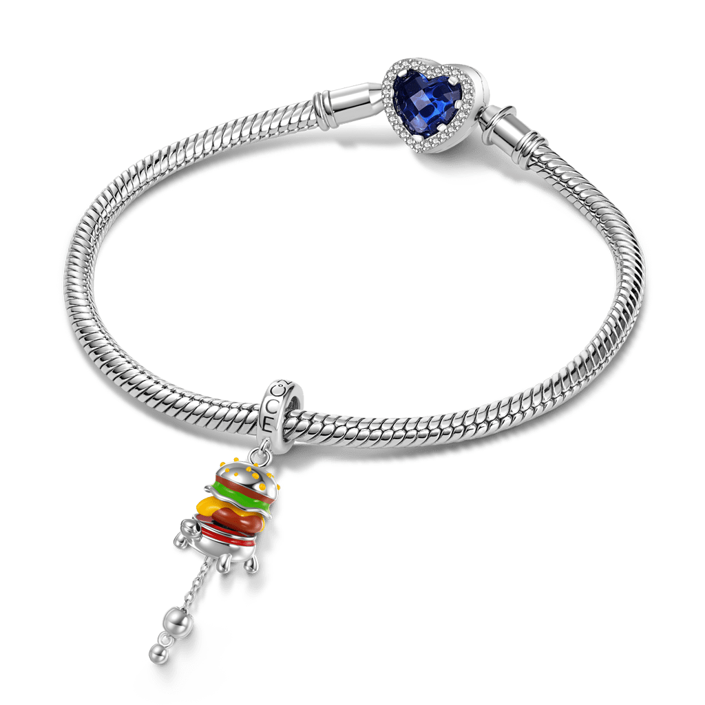 Gnoce Hamburger Turtle Pendant Dangle Charm_3