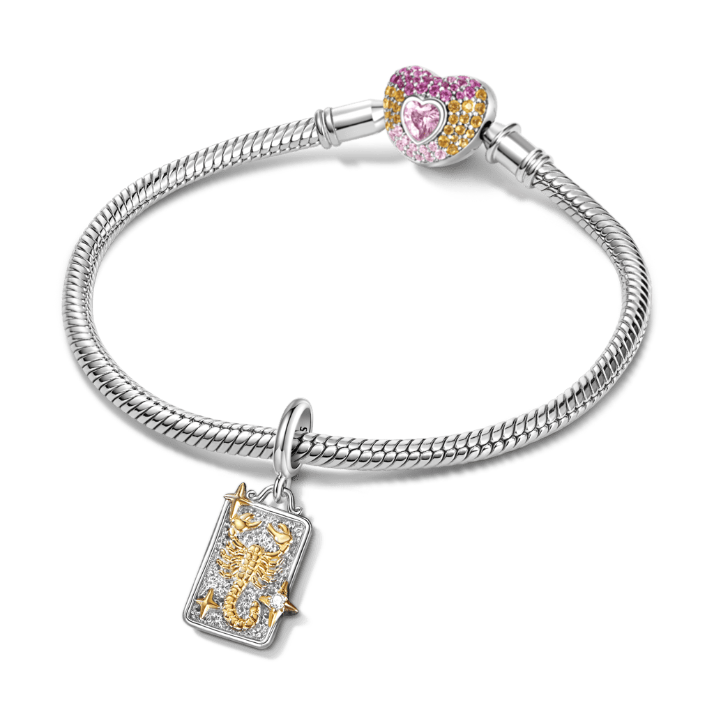 Gnoce Constellation Scorpio Pendant Dangle Charm_3