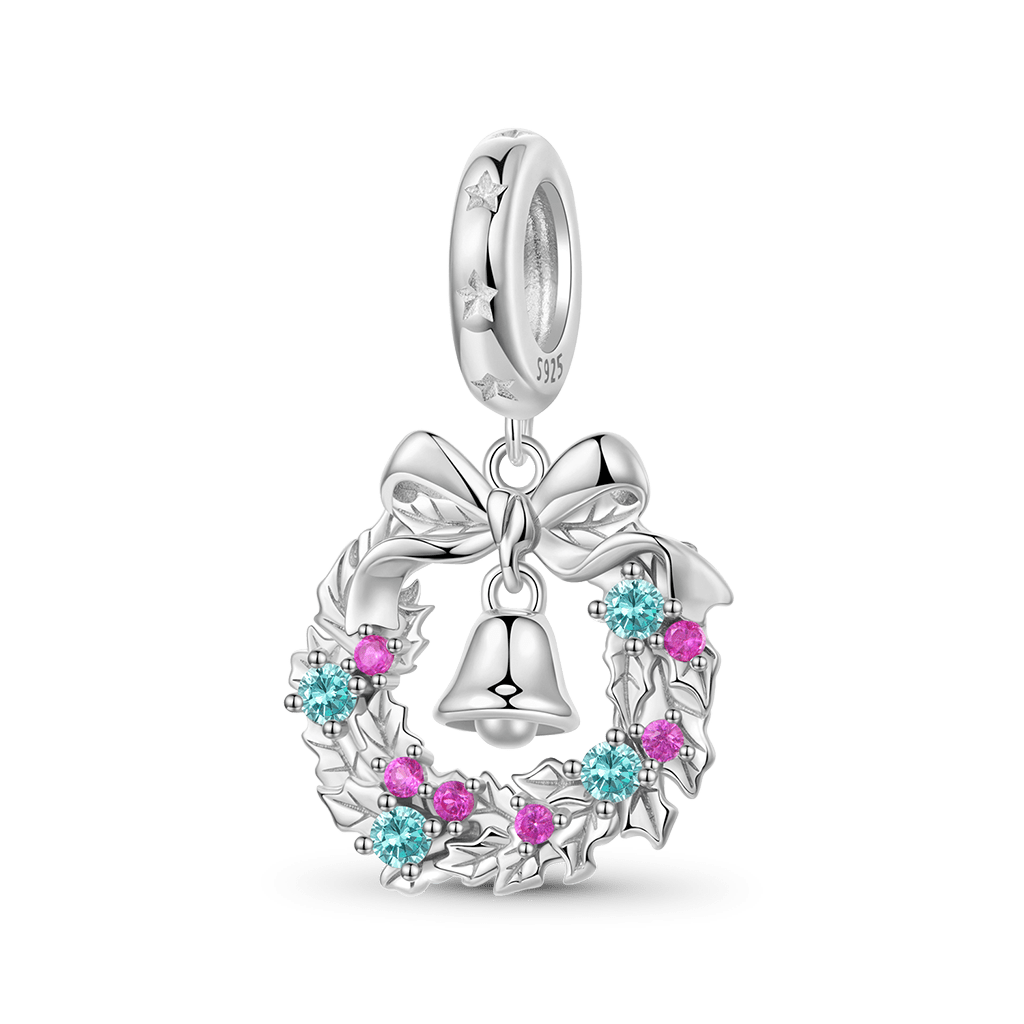 Gnoce Christmas Wreath Bell Pendant Dangle Charm_1