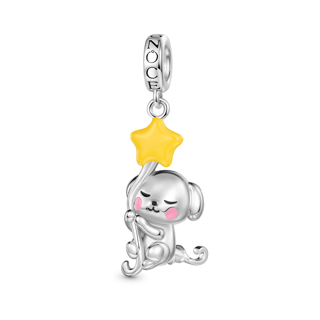 Gnoce Dog Memorial Urn Ashes Glow-in-the-Dark Pendant Dangle Charm_1