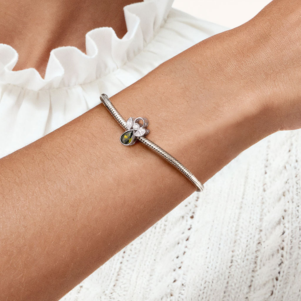 Gnoce Guardian Angel Birthstone Engravable Charm_2