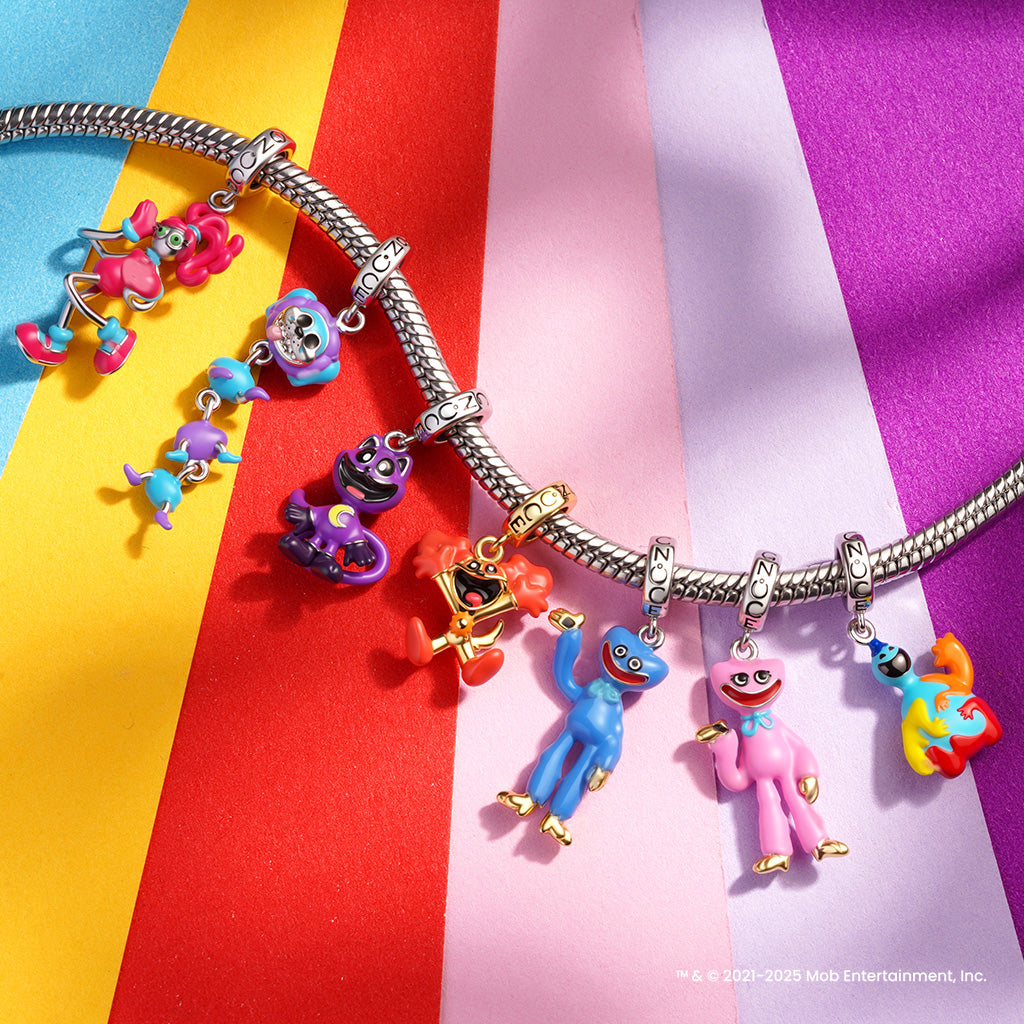 Gnoce Poppy Playtime PJ Pug-a-Pillar Pendant Dangle Charm_3