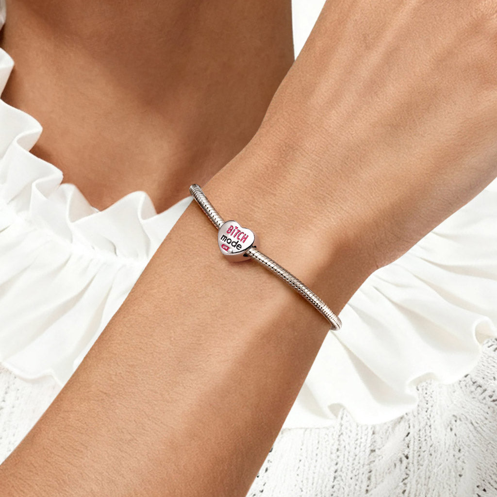 Gnoce Personalized Swearing Series Bitch Photo Charm_3