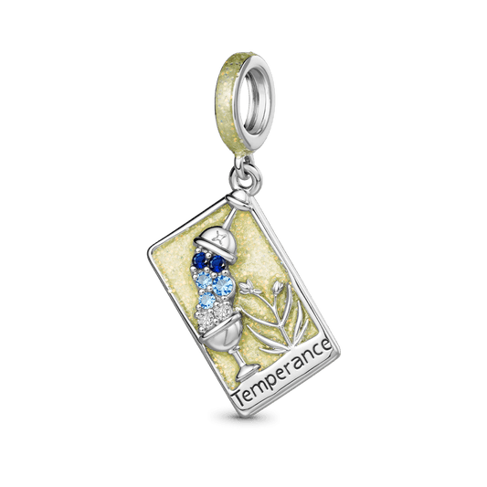 Gnoce Tarot Temperance Card Glow-in-the-Dark Pendant Dangle Charm_1