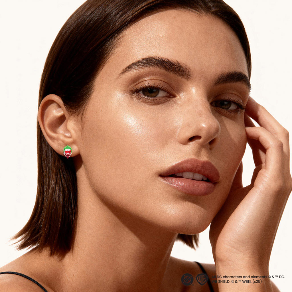 The Suicide Squad x Gnoce The Joker Stud Earrings_4