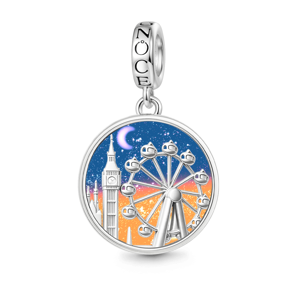 Gnoce Day & Night Cycle Pendant Dangle Charm_2