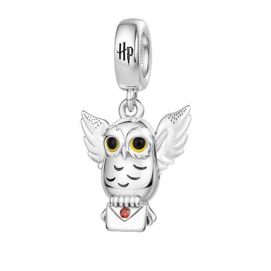 Gnoce Harry Potter Hedwig Snow Owl Pendant Dangle Charm_1