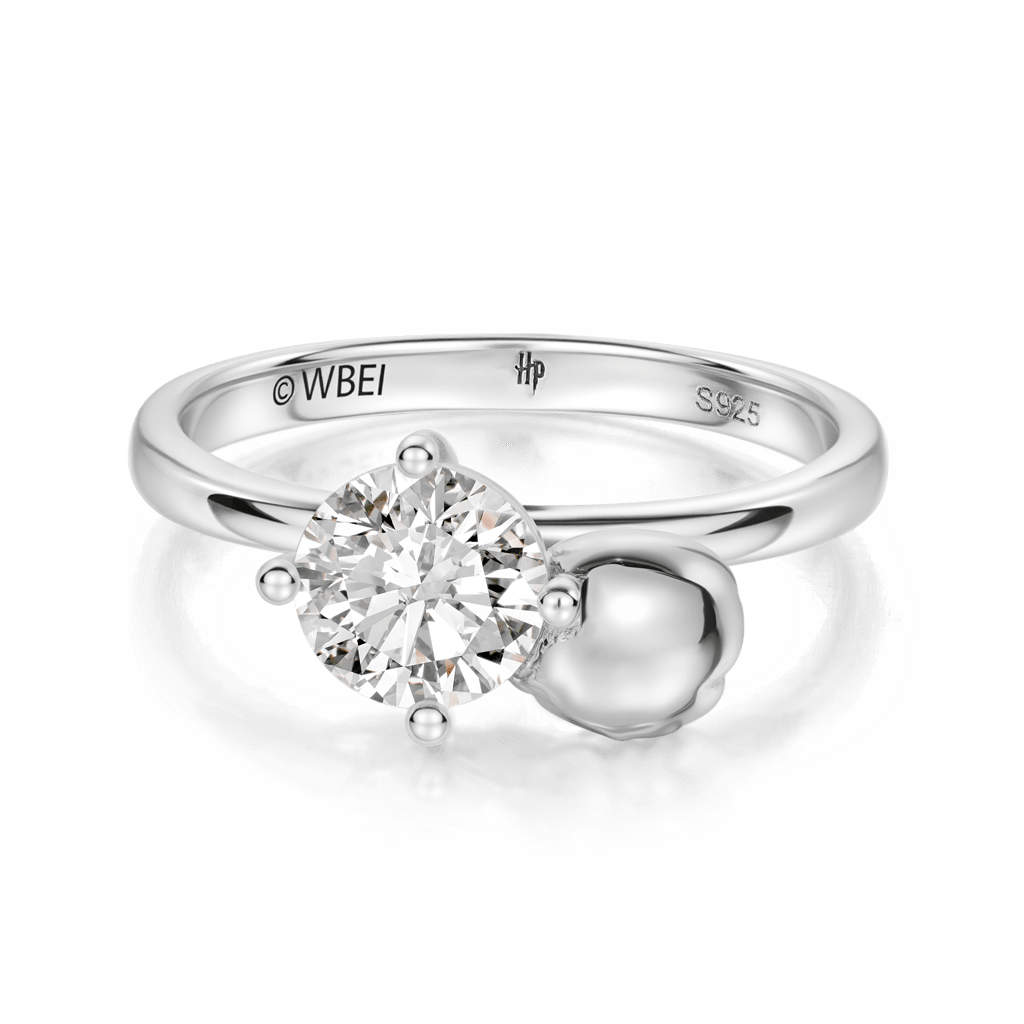 Gnoce Harry Potter Embraces Moissanite Round Cut Ring_3