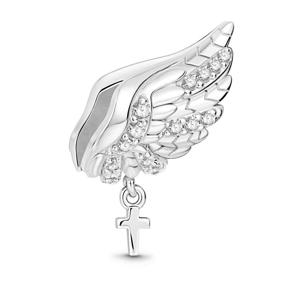 Gnoce Angel Wing with Cross Charm_4