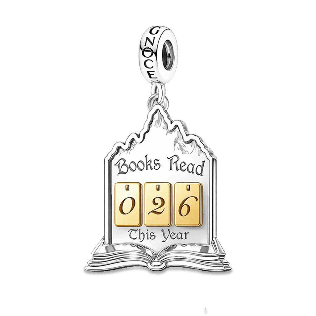 Gnoce Customized Reading Record Card Pendant Dangle Charm_1