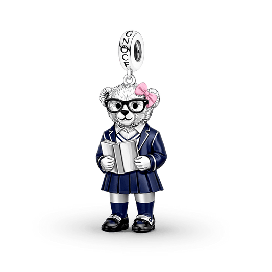 Gnoce School Uniform Bear Pendant Dangle Charm_1