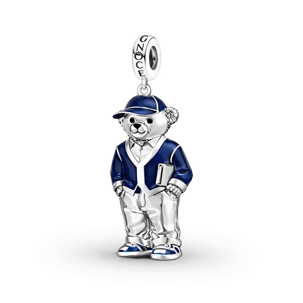 Gnoce School Uniform Boy Bear Pendant Dangle Charm_1