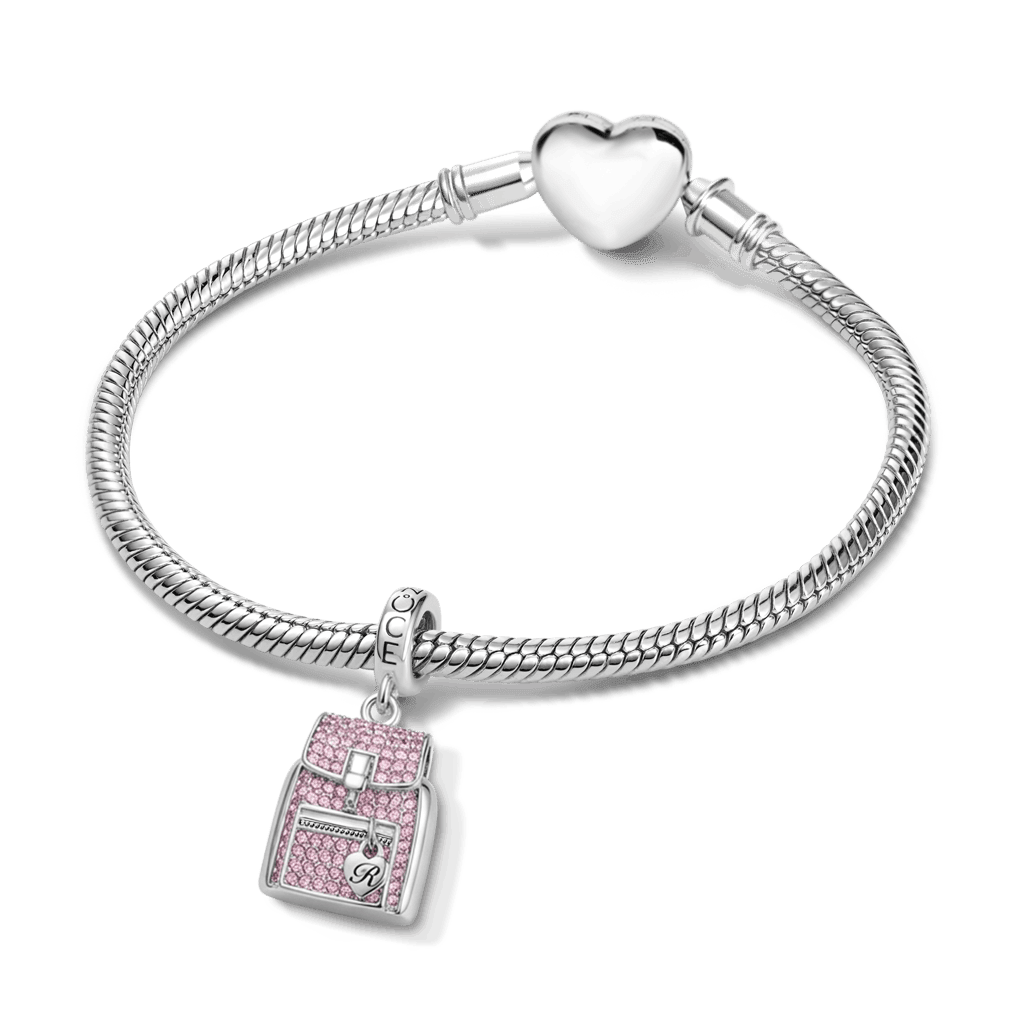 Gnoce Engravable Schoolbag Pendant Dangle Charm_4