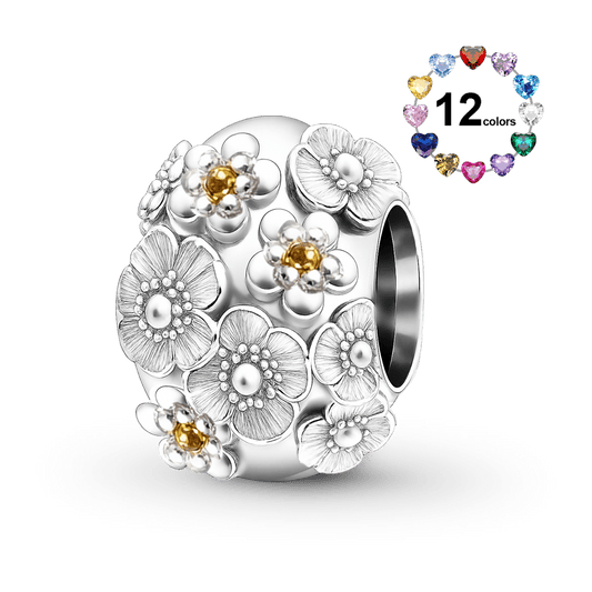 Gnoce Cherry Blossom Easter Egg Birthstone Charm_1