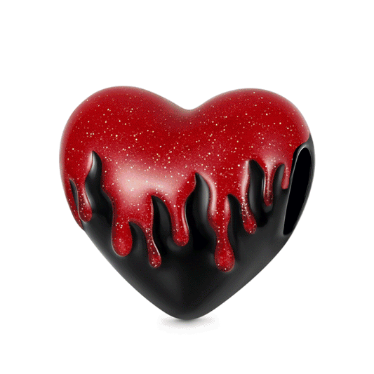 Gnoce Customizable Initial Heart Bead Glow-in-the-Dark Charm_1