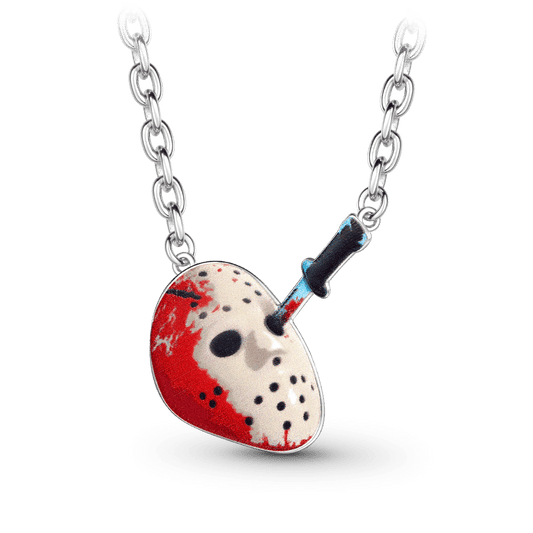 Gnoce Friday the 13th Jason Voorhees Hockey Mask Necklace_1