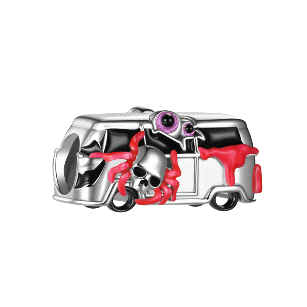 Charm Autobús Fantasma de Halloween