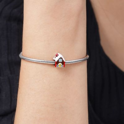 Charm Colgante Casa en la Nieve