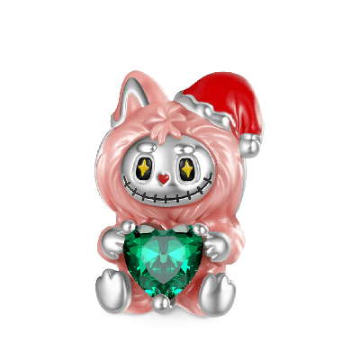 Charm de Muñeca de Juguete Rosa de la Serie Pequeño Monstruo