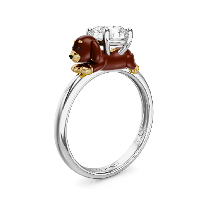 Anillo Perro Dachshund