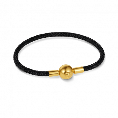 Pulsera Básica Snap Negra