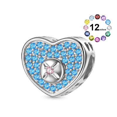 Charm Corazón Enroscado