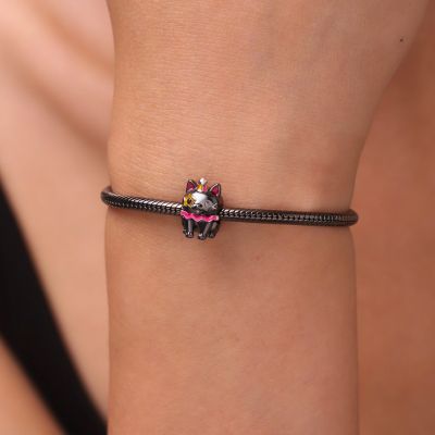 Charm Gato Negro Payaso