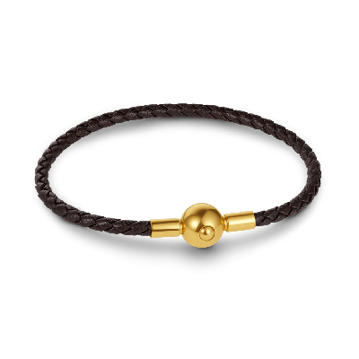 Pulsera Básica Marrón Snap