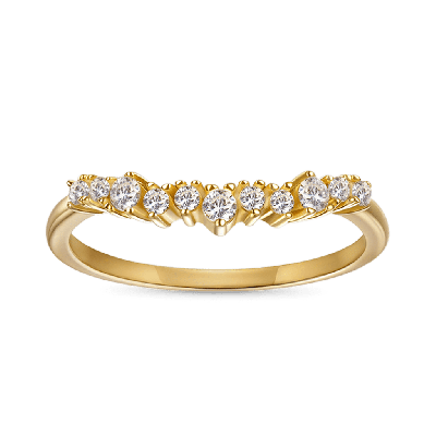 Anillo con Piedras en Oro Macizo 14K/10K