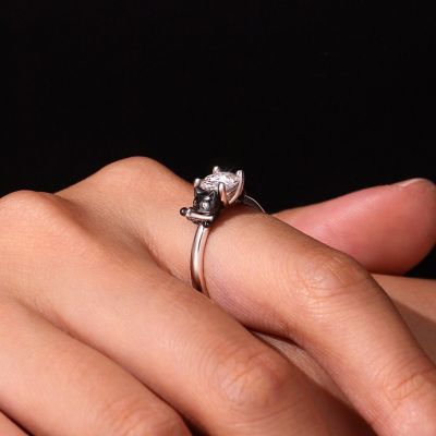 Anillo Gato Negro