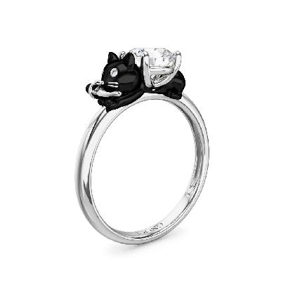 Anillo Gato Negro