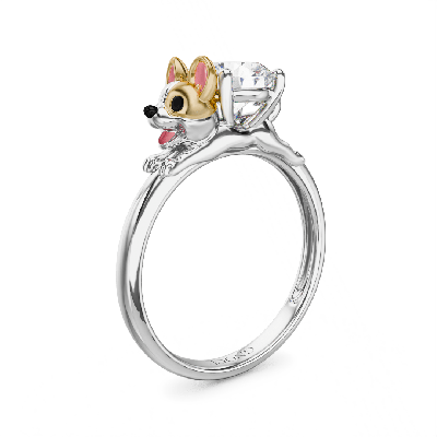 Anillo Perro Corgi
