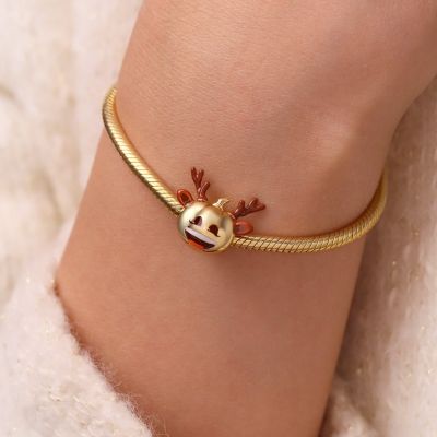 Charm de Calabaza con Cuernos de Alce