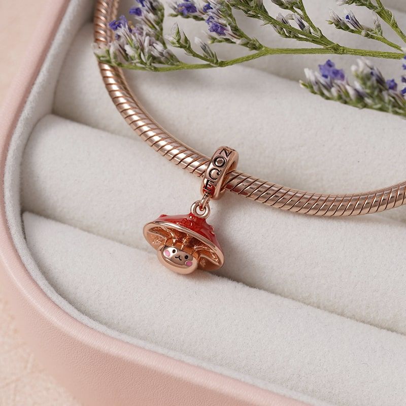 Charm Colgante de seta bonita