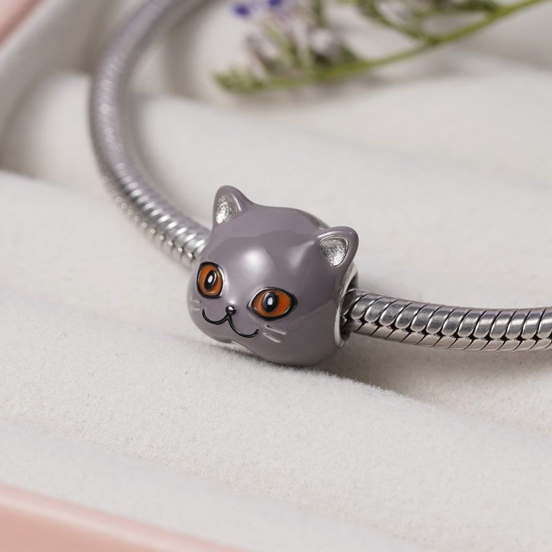Charm Colgante Gato Británico de Pelo Corto