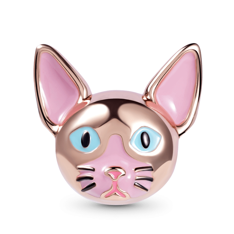 Charm Colgante de Gato sin Pelo