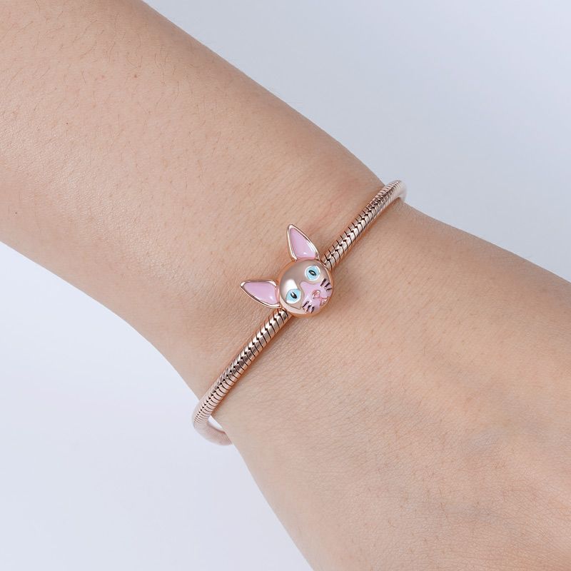 Charm Colgante de Gato sin Pelo