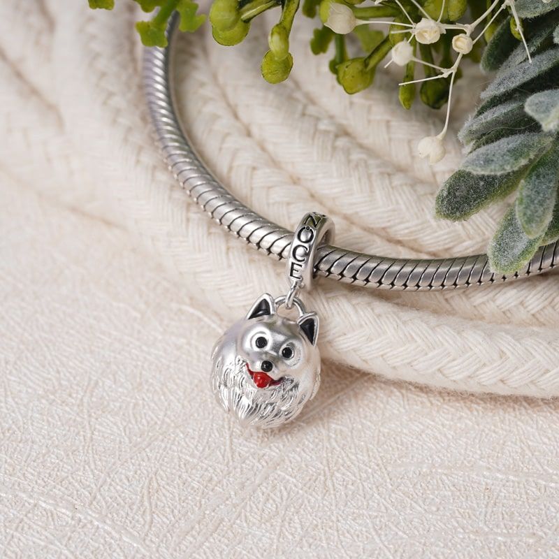 Charm Colgante de Perro Samoyedo