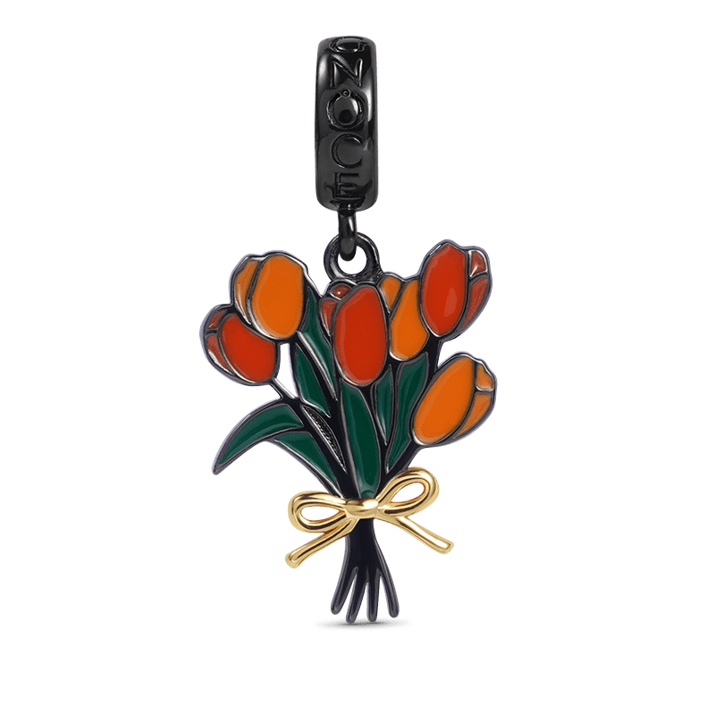 Charm Colgante Flor de Tulipán