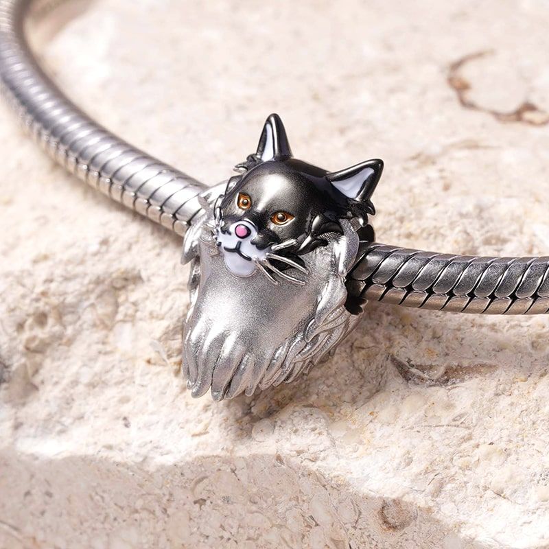 Charm Colgante de gato Maine Coon