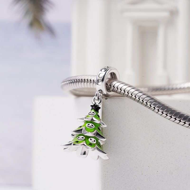 Charm Colgante Árbol de Navidad Calavera