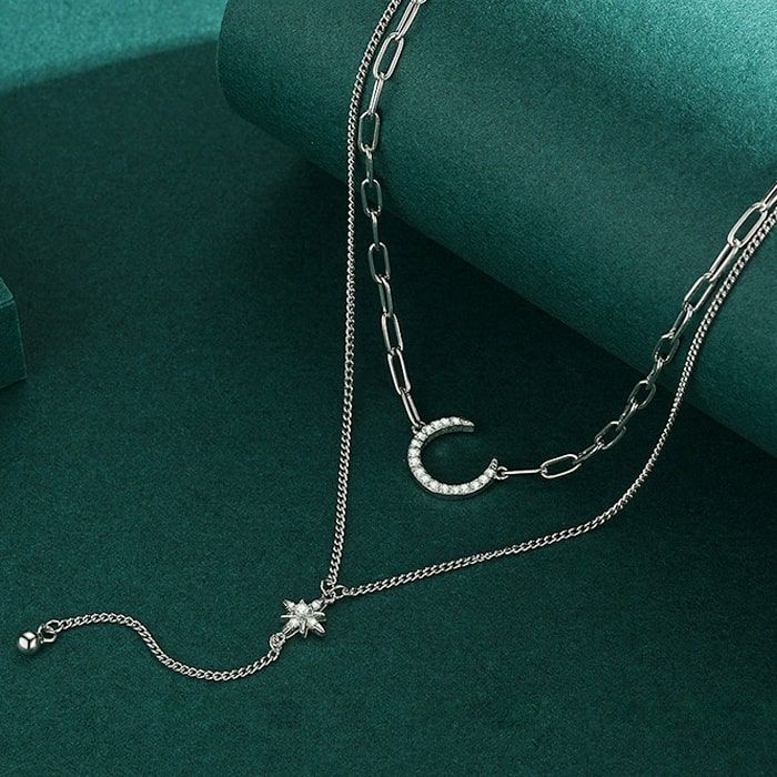 Collar Star Moon Set